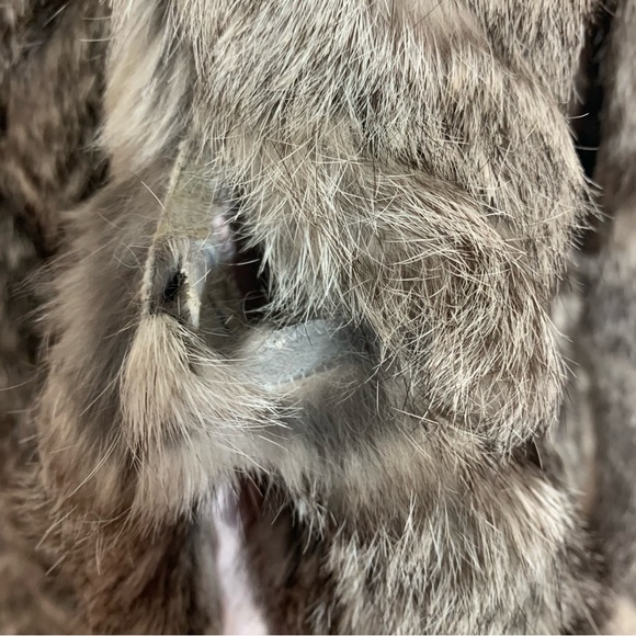 Split End Ltd, size medium, womens vintage Rabbit Fur Coat - Picture 2 of 7